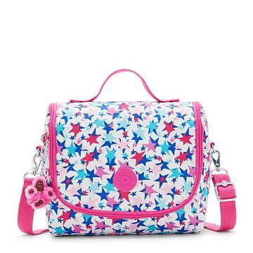 Kipling New Kichirou Printed Lunch Bag Tassen Roze | BE 2158BE